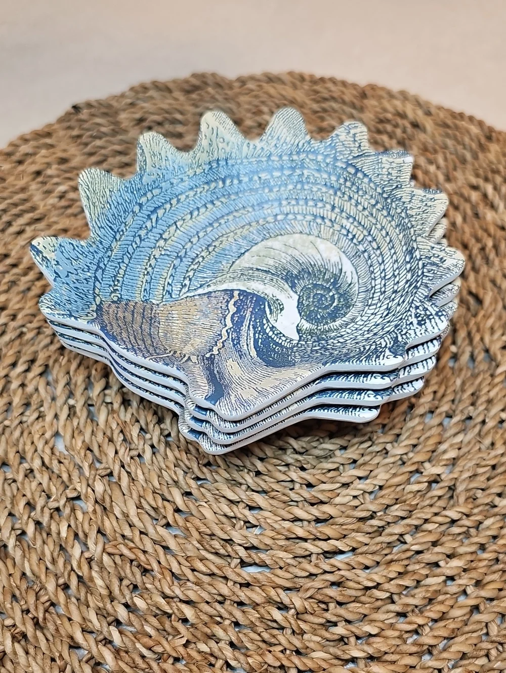 Melamine Shell Figural Conch Mini Bowl Set Of 4 Threshold Studio McGee